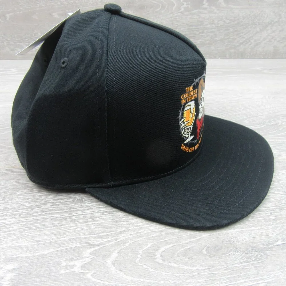 Vans Off The Wall "The Coldest In Town" Trucker Hat Snapback OS NEW - Picture 7 of 13